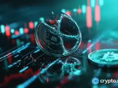 Crypto market crashes as stablecoin exchange outflow jumps