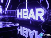 HBAR price nears breakout, inverse head and shoulders pattern forms