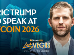 Eric Trump Confirmed As Speaker For Bitcoin 2026 Conference