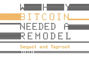 Why Bitcoin Needed A Remodel With Segwit And Taproot
