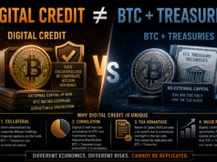 Digital Credit Cannot Be Replicated With Bitcoin And Treasuries