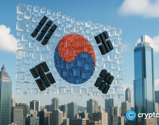 South Korea crypto trading crashes to one-tenth of stock market volume