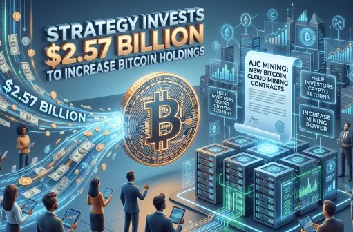 Strategy Invests $2.57 Billion in Bitcoin as AJC Mining Launches New Bitcoin Cloud Mining Contracts