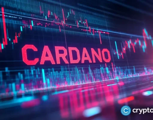 Cardano price drops 39% in a month as active addresses hit 4-month high