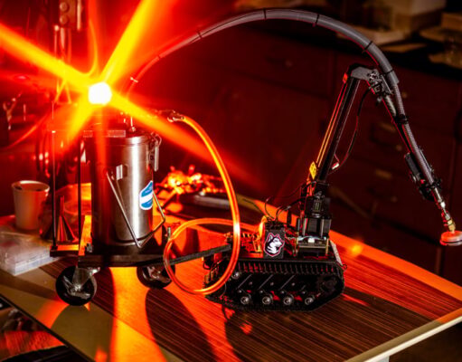 Cryogenic Firefighting Robot Could Fight Wildfires