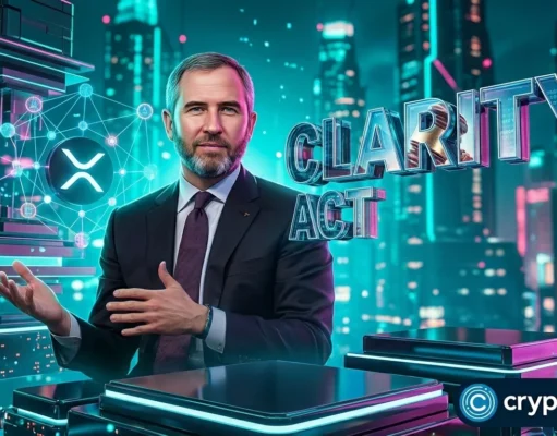 Ripple CEO links U.S. crypto lead to CLARITY Act