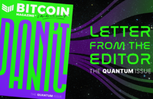The Quantum Issue: Letter From The Editor