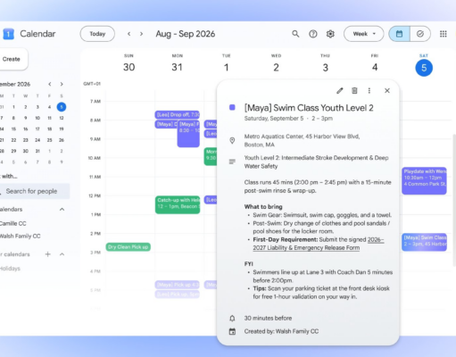 Google CC AI Agent Manages Family Calendars and Tasks