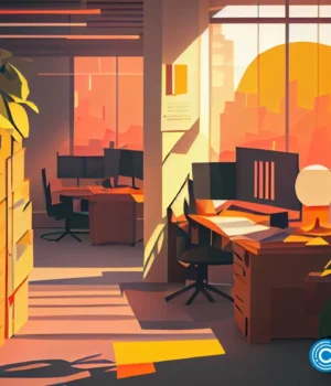 crypto-news-layoffs-office-backgroun-bright-light-low-poly-style-2.webp